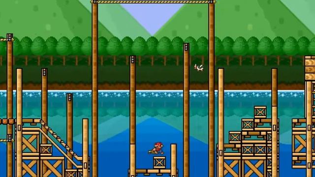 Super Mario Bros. X (SMBX) Custom Level - Pier Trouble смотреть онлайн