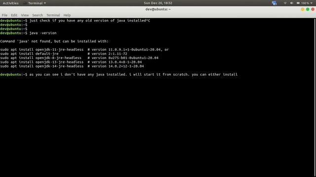 Java runtime environment not found error Fixed - Ubuntu смотреть онлайн