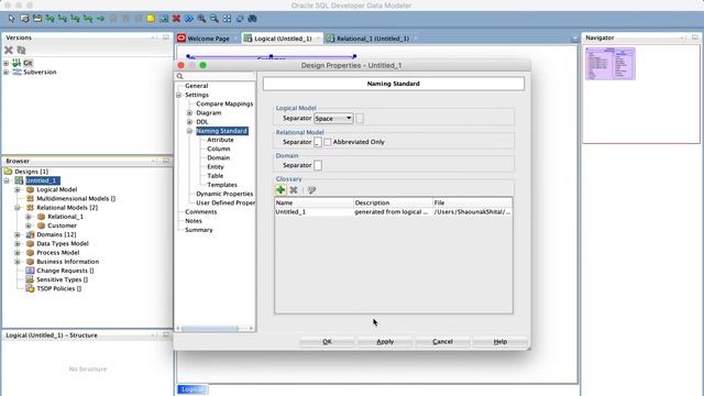 Oracle SQL Developer Data Modeler (SDDM) - How to apply Glossary? смотреть онлайн