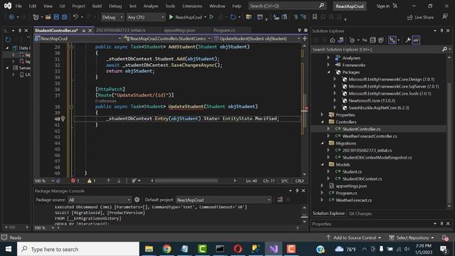 React with Asp.Net Core web Api Full Stack Crud Application смотреть онлайн
