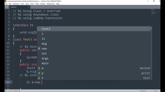 #java #javaprogramming #interface How many ways of Interface Method Implementation? смотреть онлайн