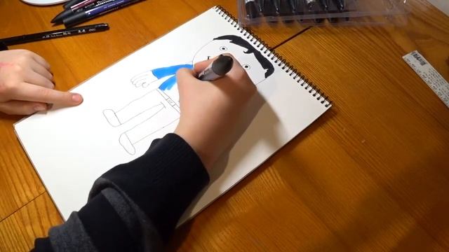 РИСУЕМ СУПЕР МЕНА / Draw super-man смотреть онлайн