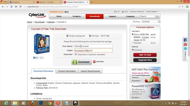 How To Download Cyberlink Youcam 5 Trial Version (30 Days) смотреть онлайн