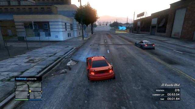 GTA 5 - Intense Feltzer Battle! (GTA V Epic Online Racing) смотреть онлайн