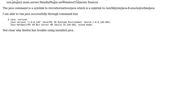 Ubuntu: Unable to use java with Firefox 52 ESR смотреть онлайн