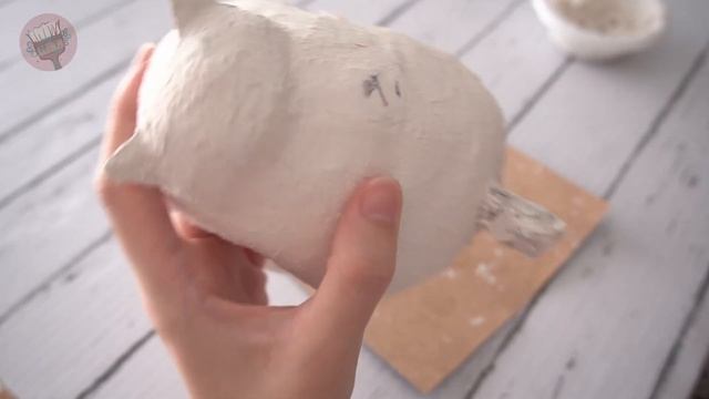 Paper Mache Cat Phone Holder | DIY