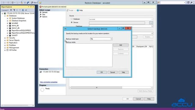 How To Restore MSSQL Database From SQL Server Management Studio? смотреть онлайн
