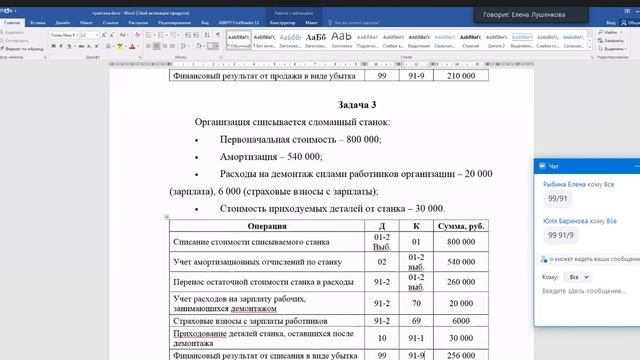 Учёт основных средств. Групповая работа. смотреть онлайн