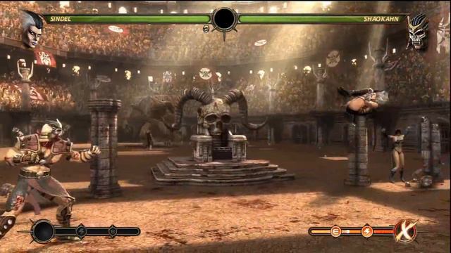 Mortal Kombat 9 - How to beat Shao Kahn with Sindel (TUTORIAL) смотреть онлайн