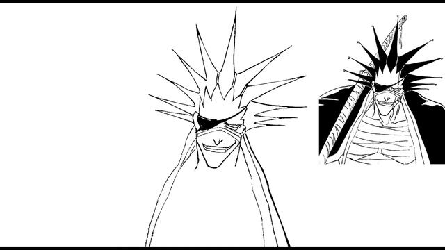 Как нарисовать Кенпачи Зараки из Блич смотреть онлайн