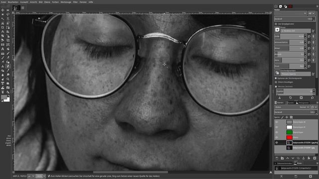 #Gimp 2.9.8 #Lernvideo: #Hautunreinheiten finden und #beseitigen! смотреть онлайн