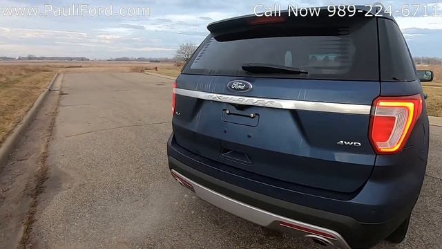 Used 2017 Ford Explorer XLT Video Walk Around at Pauli Ford in St. Johns MI 20T119A смотреть онлайн