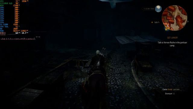 FX 8300 4.4+GTX 1060 6Gb in The Witcher 3 Wild Hunt смотреть онлайн