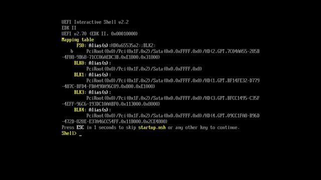 uefi interactive shell | Восстановление работы загрузчика на примере Windows смотреть онлайн
