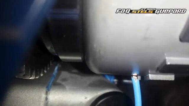 Проверка на биение ротора магнето Stels Guepard смотреть онлайн