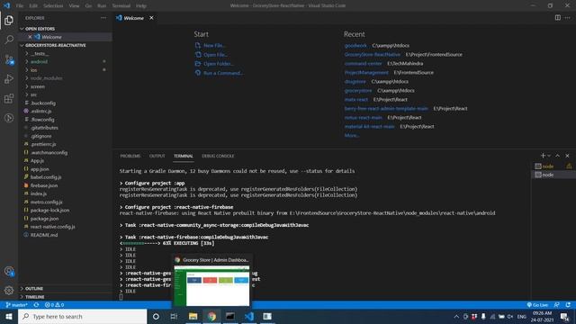 How to Make Online Grocery App In React Native || With Server And || Source Code смотреть онлайн