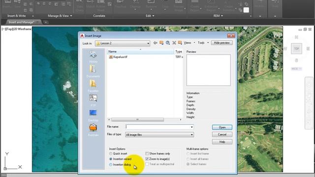 Inserting and Managing Images with AutoCAD Raster Design смотреть онлайн