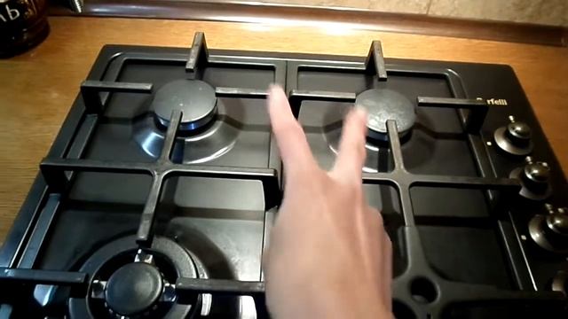 Поверхность газовая PERFELLI HGM 614 BL RETRO смотреть онлайн