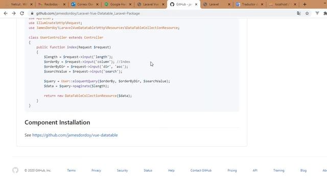 Implementando el Datatables en Laravel a través de Vue смотреть онлайн