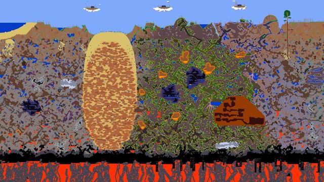 How Fast Does The Corruption Spread In A Terraria World? (100 Days Of Terraria Corruption Spread) смотреть онлайн