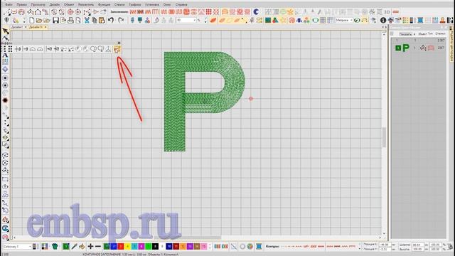 Wilcom EmbroideryStudio E4.2 уроки курсы  Контурные стежки в мотивное заполнение