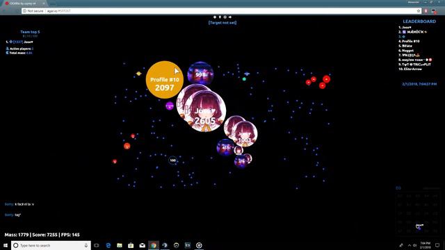 Agar.io - Jose & Beans Random Server Takeover #3 смотреть онлайн