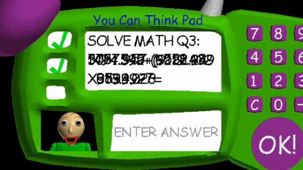 СЕКРЕТНЫЙ КОД В БАЛДИ, РЕШЕНИЕ ТРЕТЬЕГО ПРИМЕРА?! #Балди #БЕШЕННЫЙУчитель