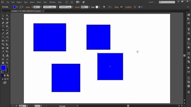 Adobe Illustrator CC Tutorial | Shape Tools – Rectangle Tool #C5-E1 смотреть онлайн
