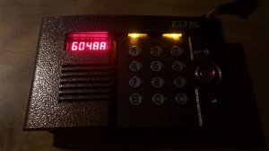 Домофон Eltis DP400TDC16: Смена кода системного меню
