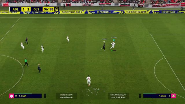 EFootball™ 2023 игра Vs сценарий, когда комментарии излишне