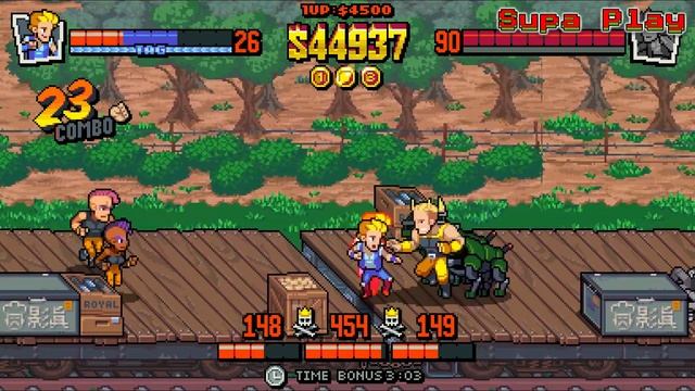 Double Dragon Gaiden: Rise Of The Dragons - All Bosses + All Endings 1080P 60 FPS смотреть онлайн