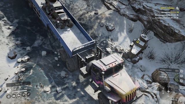 SnowRunner, одиночное прохождение (карьера), #180 Цена победы смотреть онлайн