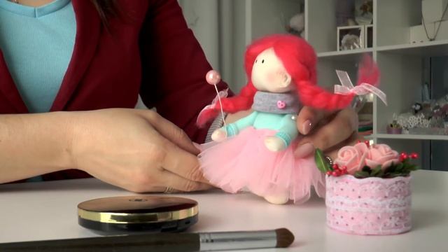 Мастер-класс по созданию текстильной куклы. Анонс. Творческая мастерская Анны Непомнящей. смотреть онлайн