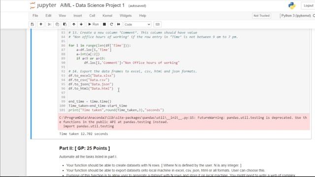 Project-1 | Python | Artificial Intelligence | Machine Learning | Data Science | Talks ai смотреть онлайн