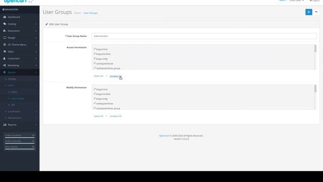 OpenCart Permission Denied смотреть онлайн