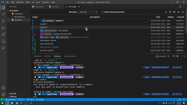 Use GIT squash to combine commits for cleaner GIT history смотреть онлайн