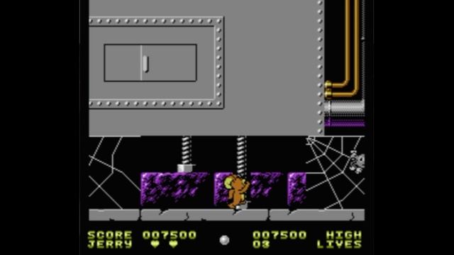 Dendy (Famicom,Nintendo,Nes) 8-bit Tom and Jerry (and Tuffy) World 1 Stage 1-3 Подвал