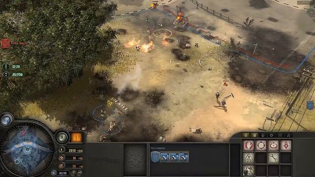Company of Heroes: I.o. Normandy Campaign Playthrough Part 4 (Carentan Counterattack, No Commentary смотреть онлайн