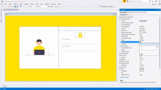 Login Form in C# | Windows Form | Form Design смотреть онлайн