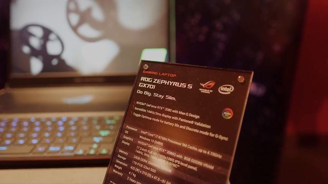 لاب توب العاب نحيف و قوي Asus ROG Zephyrus S GX701 смотреть онлайн