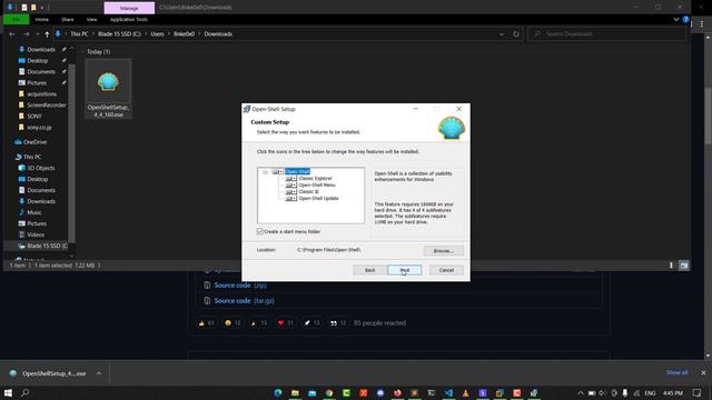 How to install Open Shell on Windows 10 and Windows 11 (2022) смотреть онлайн