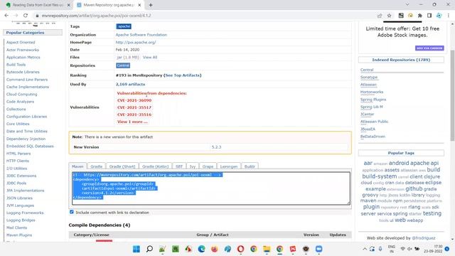 Reading Data from Excel files using POI API (TestNG - Part 38) смотреть онлайн