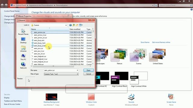 How to change mouse cursor manually without any software[the k teks] смотреть онлайн