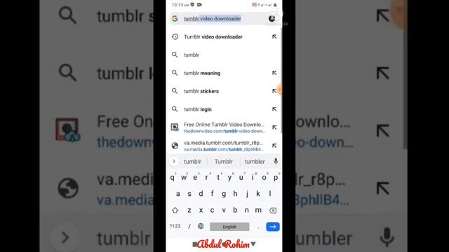 How To Download Tumblr Video Save Gallery In Android Phone @Abdul_Rohim смотреть онлайн