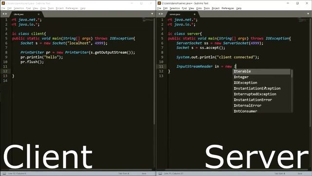 Java socket programming Simple client server program смотреть онлайн