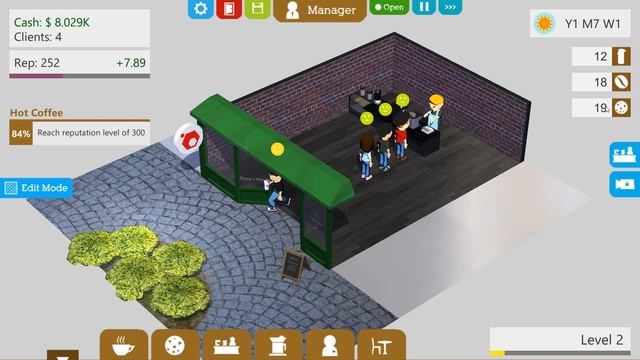 DREW'S CRACK COFFEE | Let's Play Coffee Shop Tycoon Gameplay - Part 1 смотреть онлайн