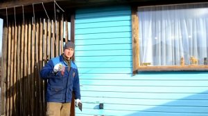 ПОКРАСИЛ САЙДИНГ резиновой  КРАСКОЙ ELAST-R результат огонь ))!