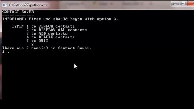 A simple Telephone Contact saver in Python 2.7.mp4 смотреть онлайн