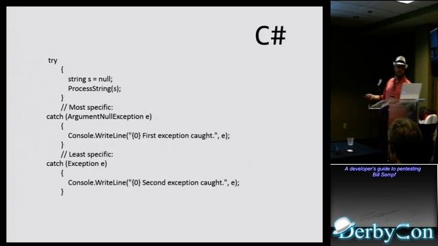DerbyCon 3 0 4209 A Developer's Guide To Pentesting Bill Sempf смотреть онлайн