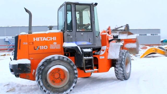 Погрузчик Hitachi LX110-7 (wheel loader) смотреть онлайн